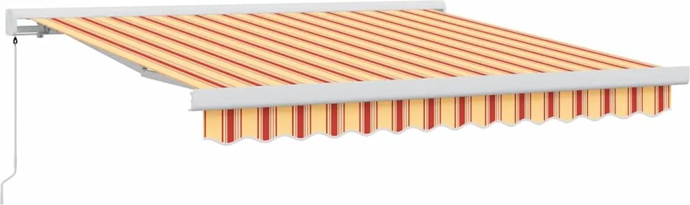 vidaXL Cortina Retractabilă Galben și portocalie 300 x 250 cm