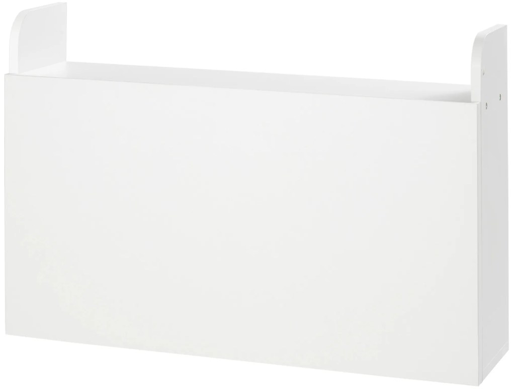 HOMCOM Birou suspendat, masă de perete rabatabilă și birou de perete cu depozitare - 77 x 20 x 51 cm | Aosom Romania