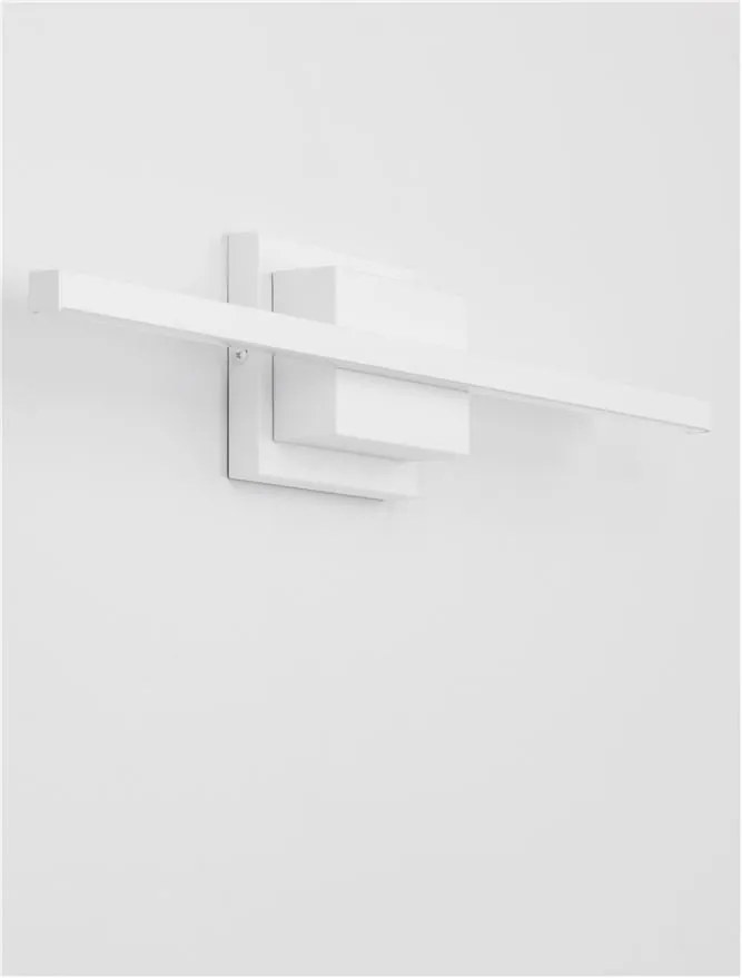 Aplica LED pentru oglinda / tablou AZURE alba L-60,5cm