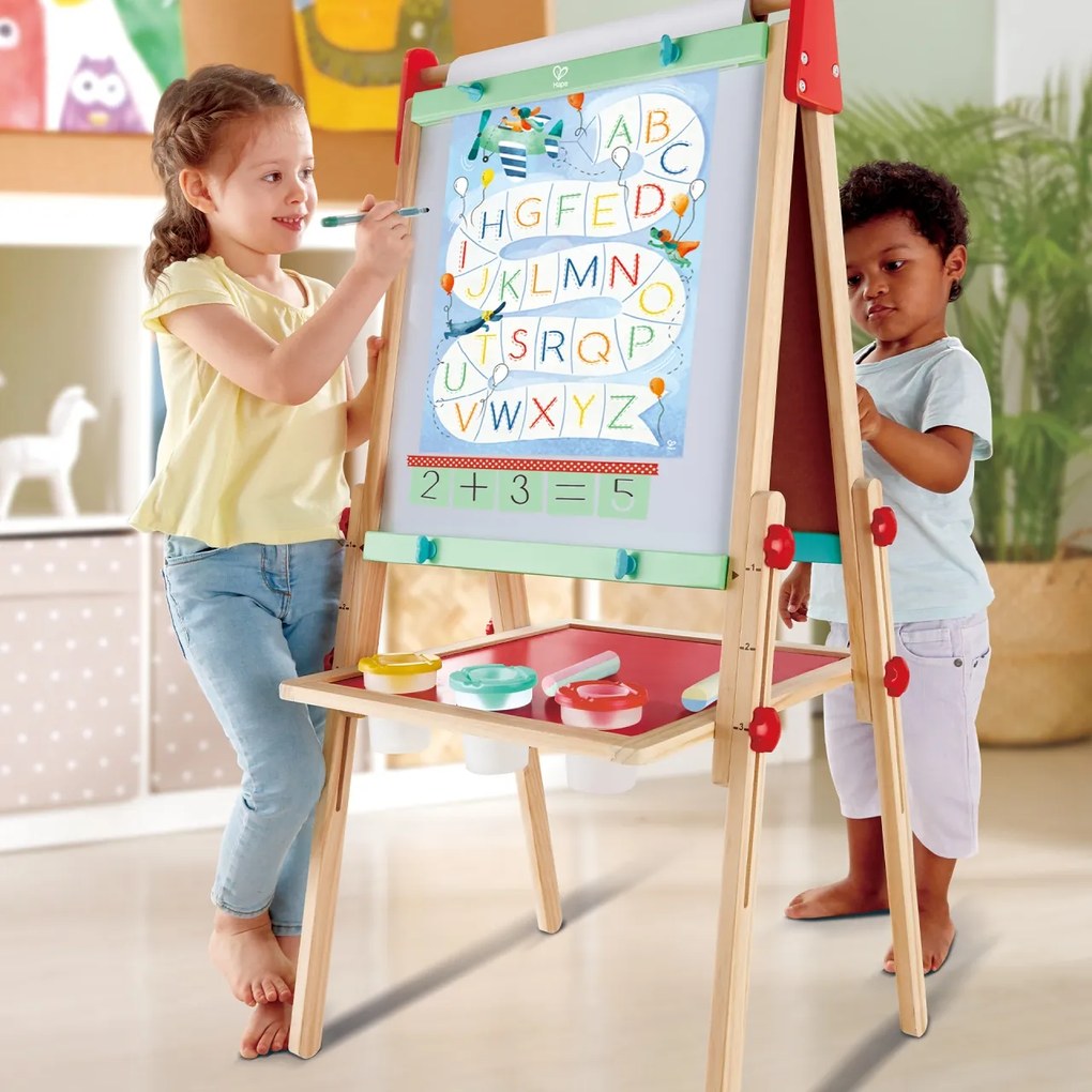 Tabla magnetica dubla cu set creatie