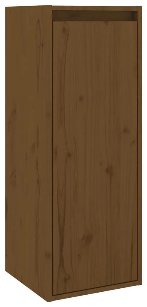 813501 vidaXL Dulap de perete, maro miere, 30x30x80 cm, lemn masiv de pin