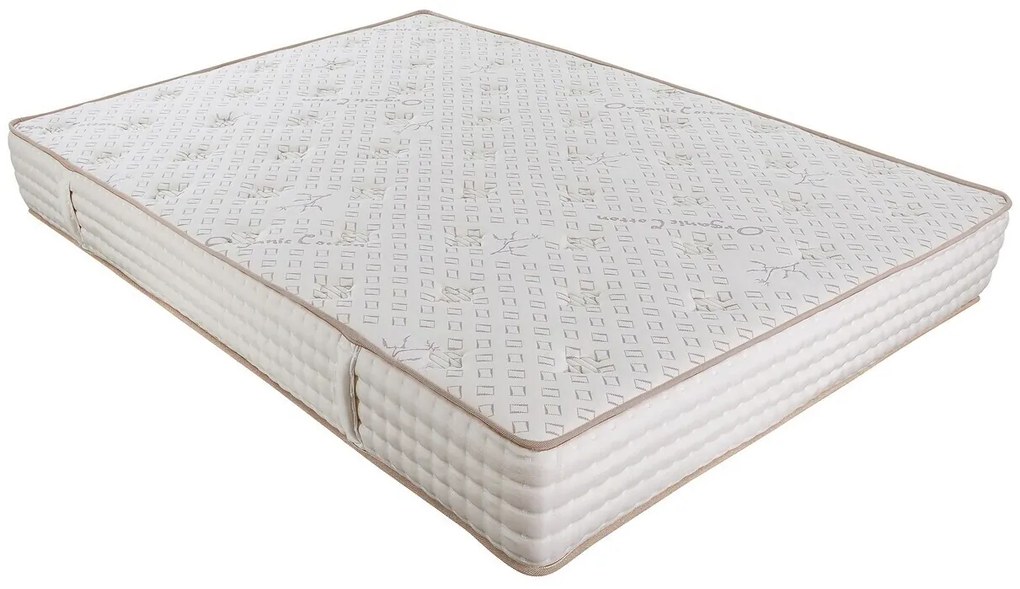 Saltea Premium Organic Cotton Pocket Memory 7 Zone de Confort 120x200 cm, H 26 cm