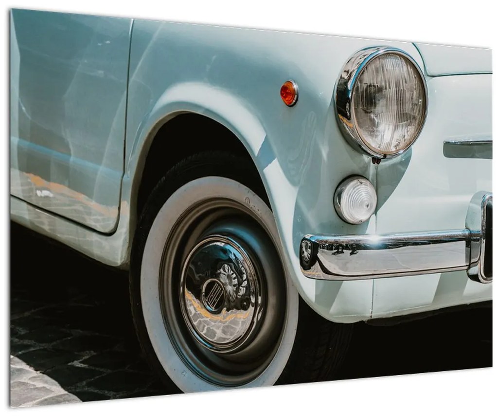 Tablou - mașina retro Fiat (90x60 cm)