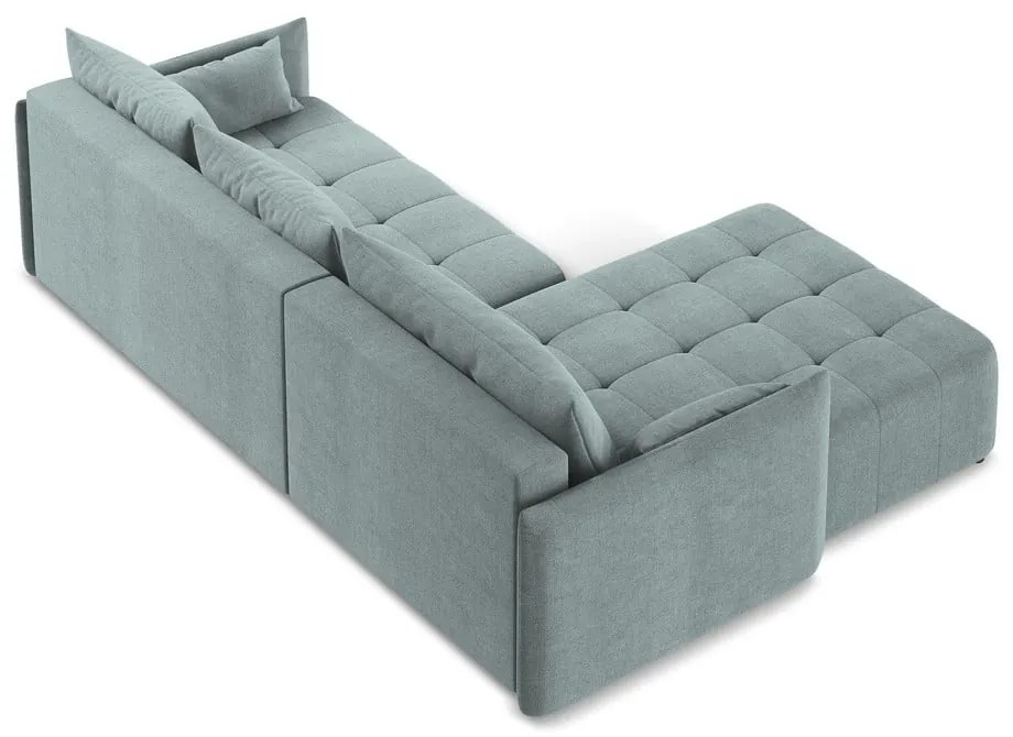 Colțar albastru extensibil/cu spațiu de depozitare (cu colț pe partea stângă/cu șezlong) Moku – Makamii