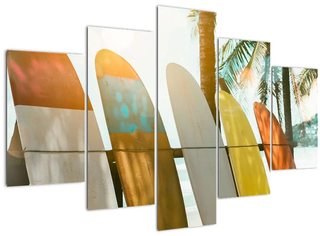 Tablou - Plăci de surf (150x105 cm)