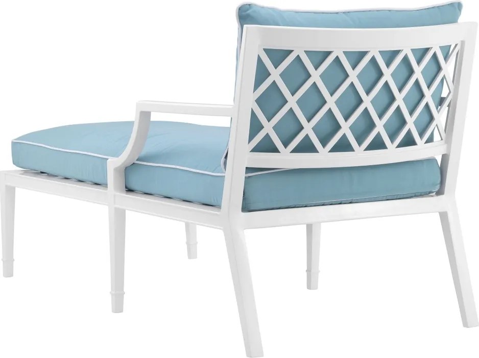 Sezlong pentru interior si exterior Bella Vista, alb 113221 HZ