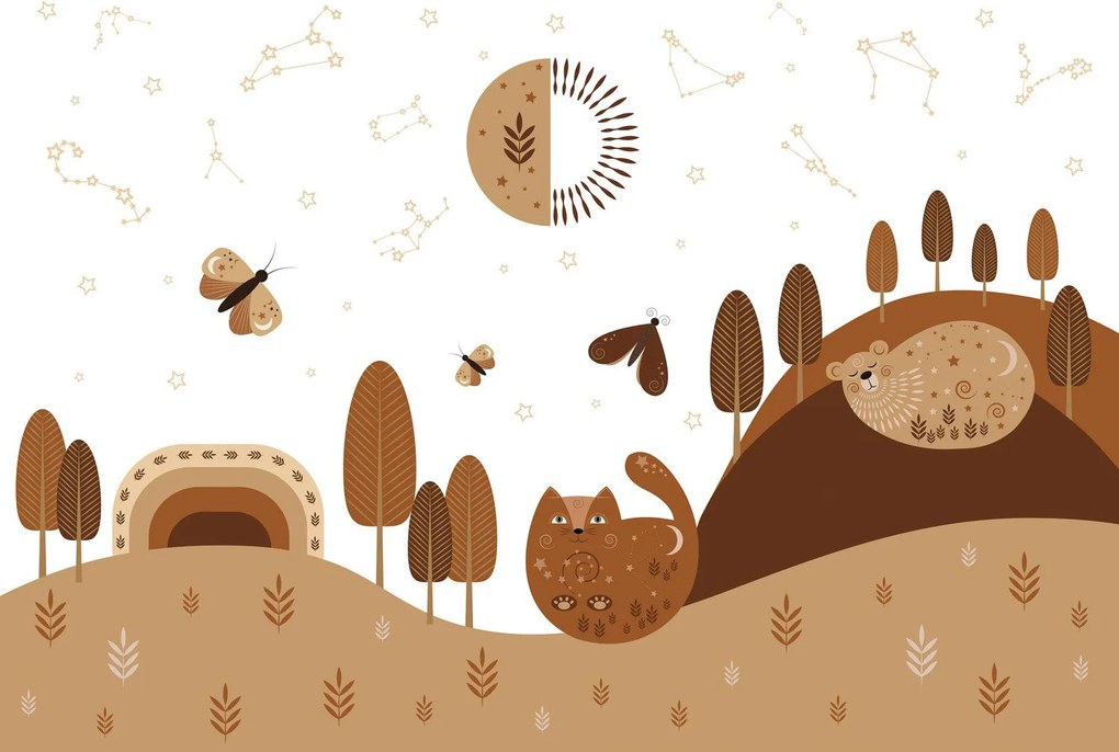 Fototapet - Astro animale (147x102 cm)