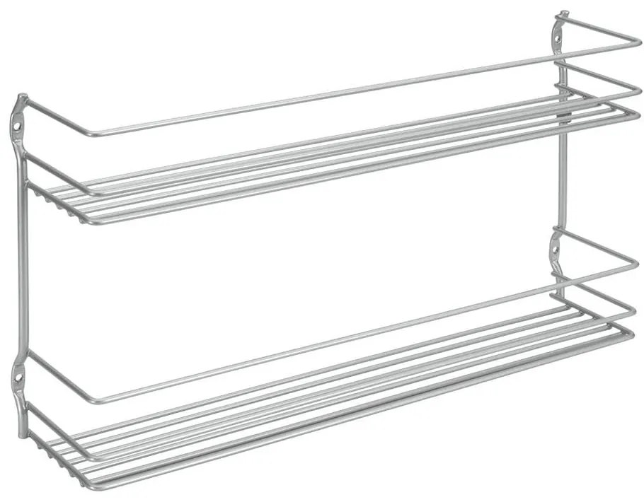 Organizator pentru mirodenii de montat pe perete din oțel Pepito – Metaltex