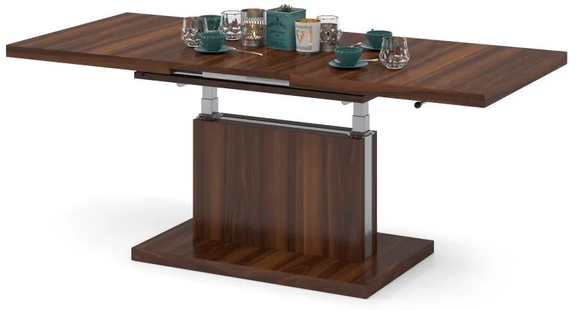 Mazzoni ASTON Nuc California - MĂSUȚĂ EXTENSIBILĂ MODERNĂ MĂSUȚĂ DE CAFEA