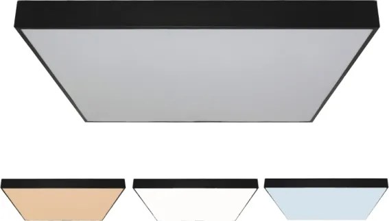 Plafonieră LED LED/340W/230V 3000/4000/6500K 100x100 cm negru