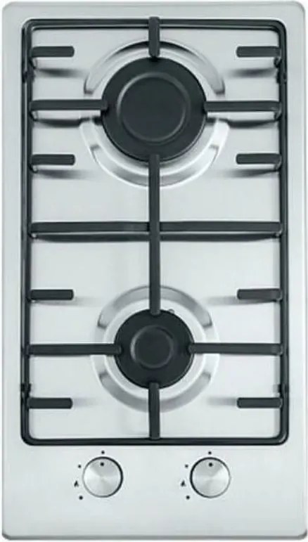 Plita cu gaz incorporabila Finlux FX 320SIX, 3000 W, Doua arzatoare, 500°C, Gratar din fonta, Otel inoxidabil