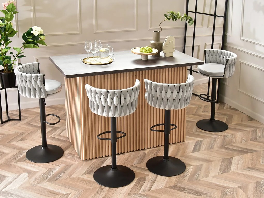 Scaun Adel (gri + negru). 1110645
