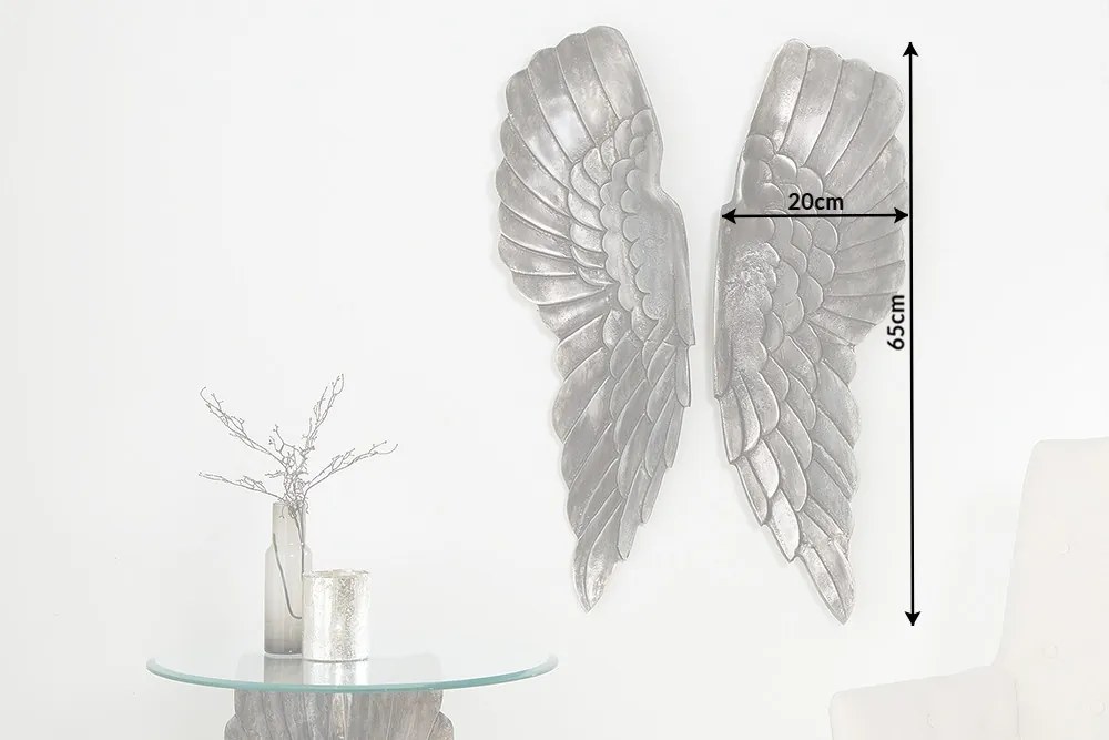 Decoratiune perete design unicat Fallen Angel 65cm A-38437 VC