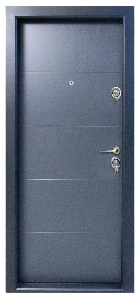 Usa metalica de apartament cu izolatie si vizor Novo Doors First Class NDS12, Deschidere Stanga Dreapta, Dimensiune 200X88 cm, Tabla 12 mm, Kit