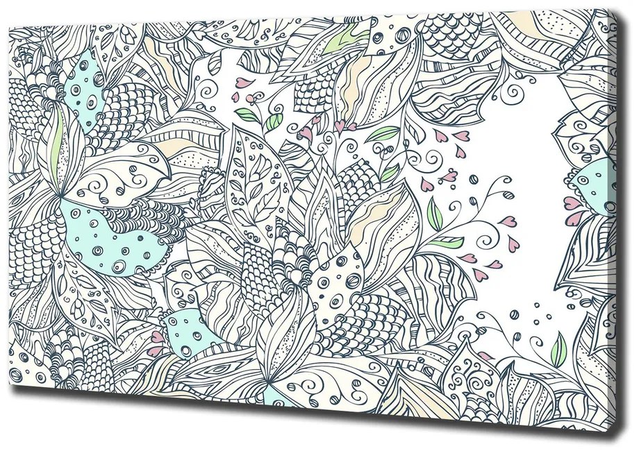 Print pe canvas Model floral