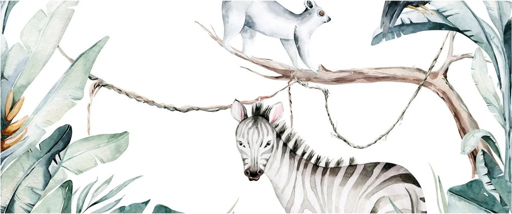Tablou - Animale exotice (120x50 cm)