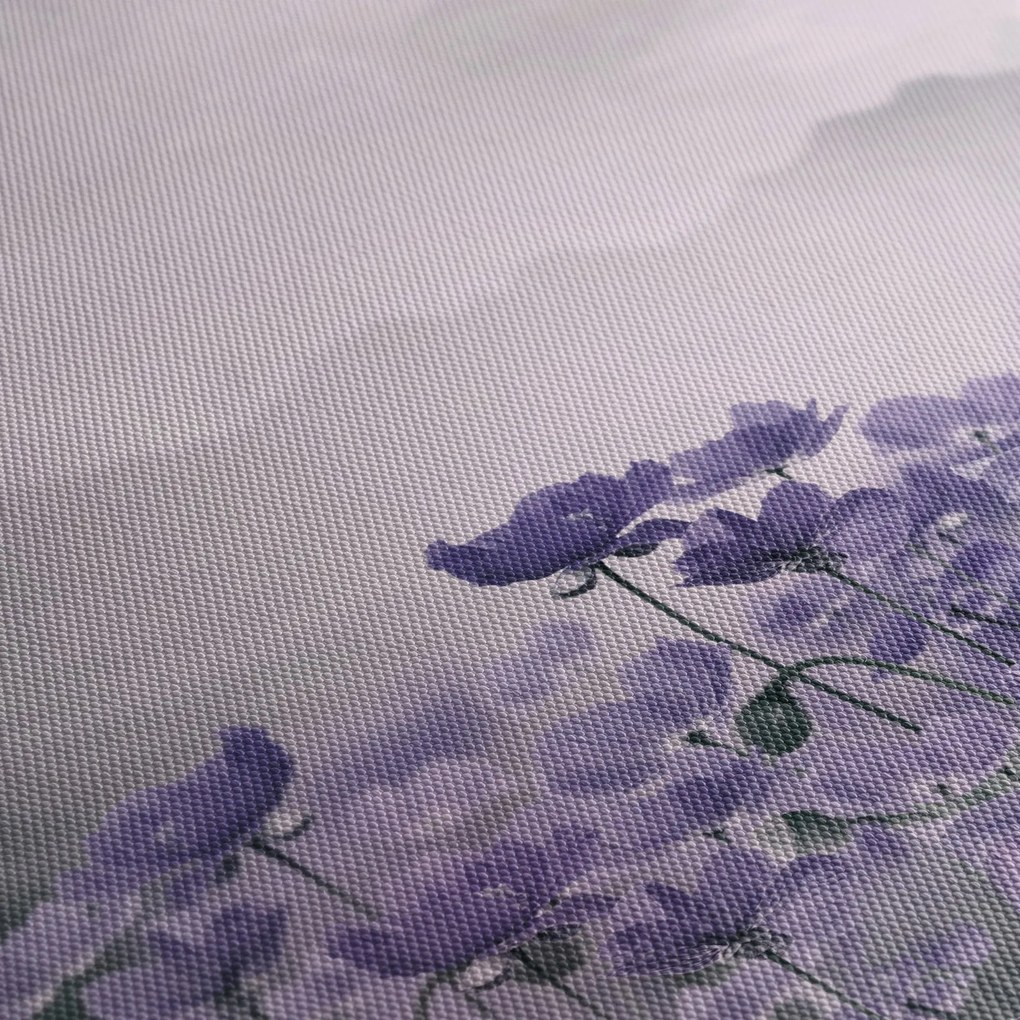 Tablou - Flori mov în munți (90x60 cm)