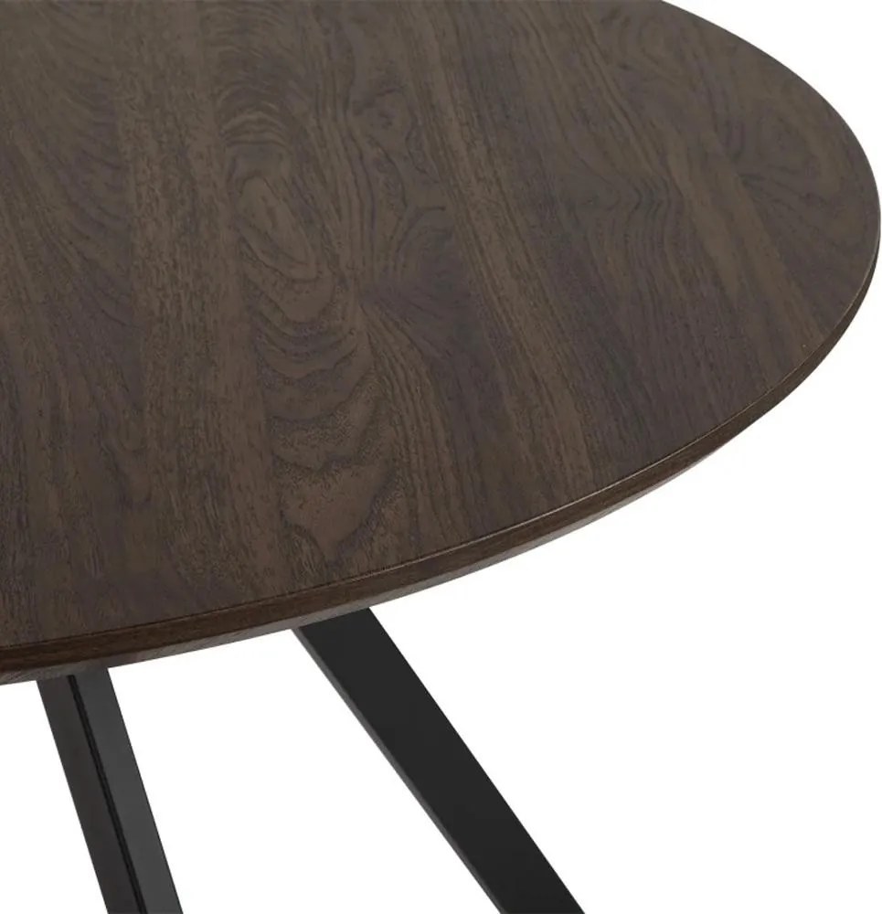 Masă de dining AVENBERG RONDO Ø120 maro