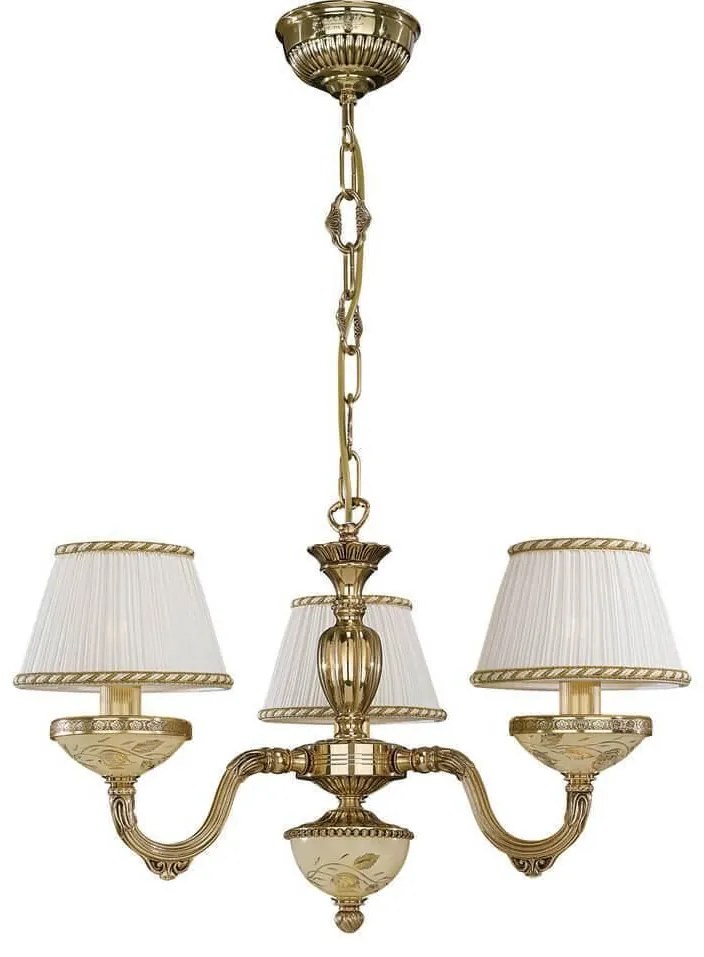 Candelabru din alama 3 brate design italian 6522