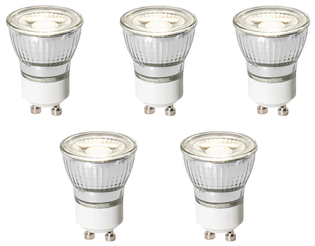 Set de 5 becuri LED GU10 reglabile 35mm 4W 230 lm 4000K