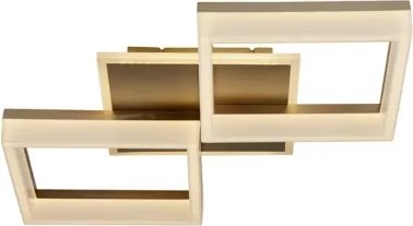 Searchlight 83510GO - Plafonieră LED dimabilă FENCE LED/25W/230V