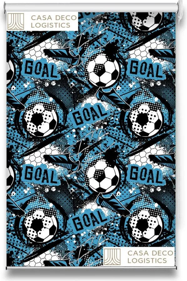 Roletă textilă Urban 4016 cu model fotbal