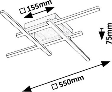 Plafoniera LED moderna Demir 24W