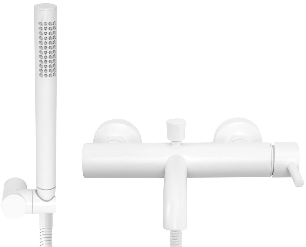 Baterie pentru cada Rea Lungo White Matt