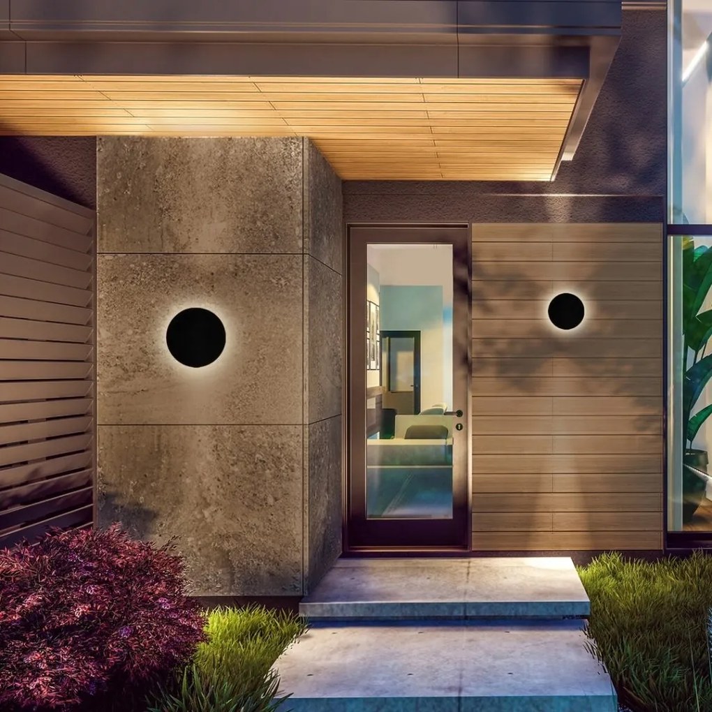 Aplica de exterior iluminat ambiental, Protectie IP65 Rust negru