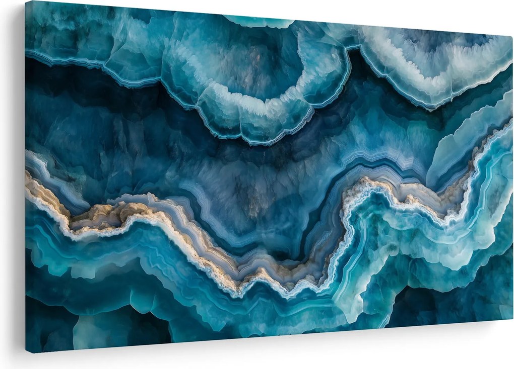 Tablou - Detaliu de acvamarin (90x60 cm)