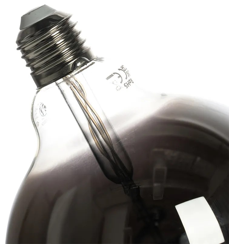 Bec LED inteligent E27 G125 negru 4W 60lm 1800-3000K