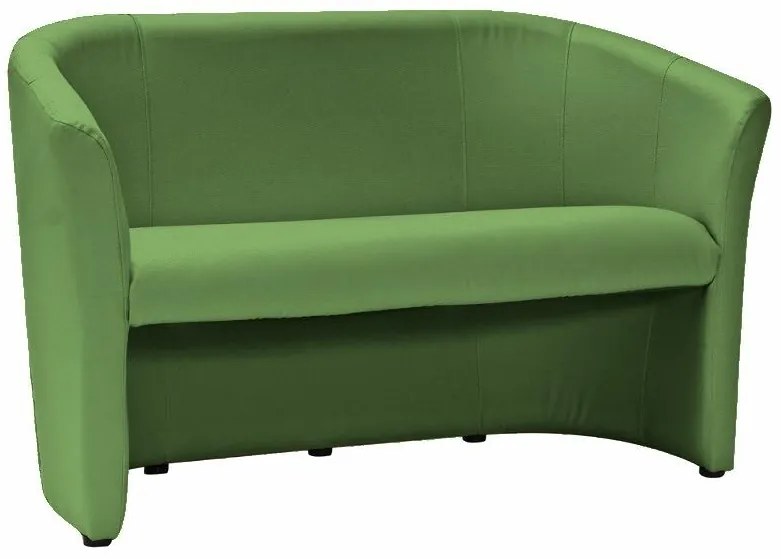 Canapea TM-2 piele ecologica verde/wenge EK11