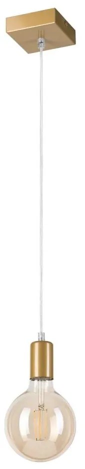 Lustră pe cablu ASTRID 1xE27/60W/230V auriu