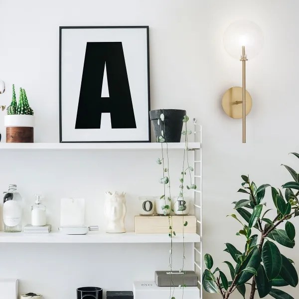 Aplică LED Ideal Lux EQUINOXE 1xG4/2W/230V auriu