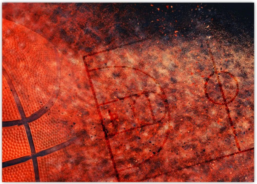 Tablou - Meci de baschet (70x50 cm)