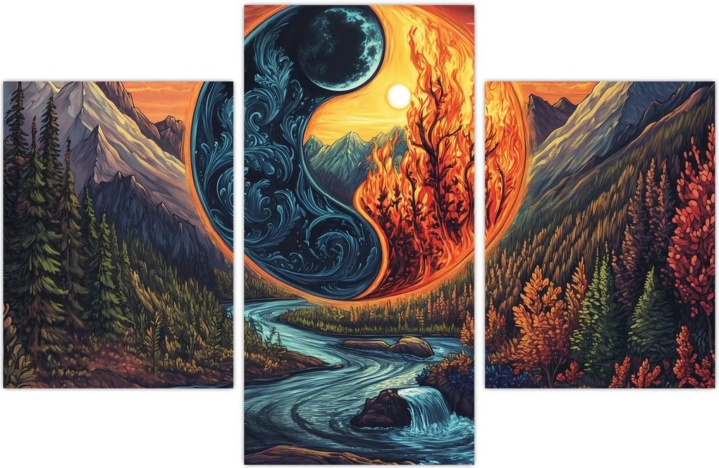 Tablou - Elementele (90x60 cm)