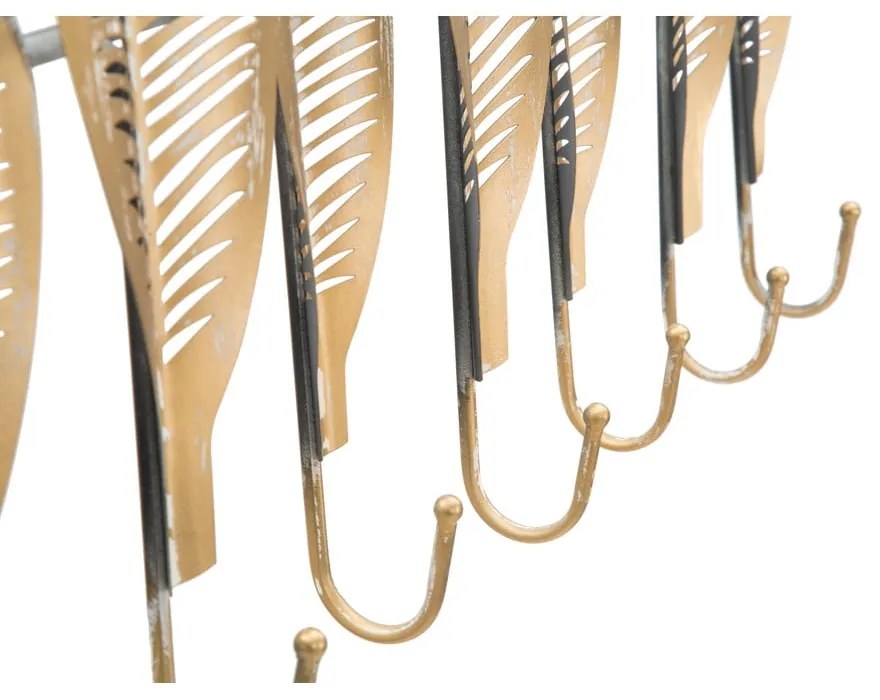 Cuier de perete auriu din metal Long Leaf – Mauro Ferretti