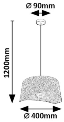 Lustră pe cablu Rabalux 72189 FARELIA 1xE27/10W/230V