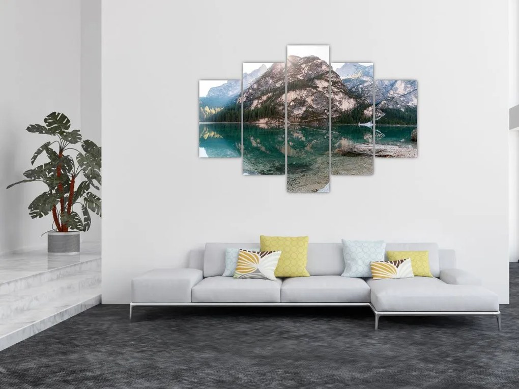 Tablou cu lac montan (150x105 cm)