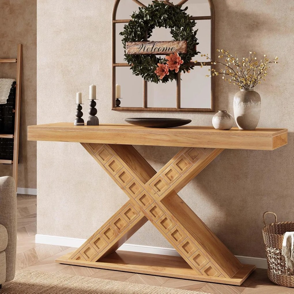MAM8 - Masa Consola, 140 cm, masuta hol, living, dining, dormitor - Maro