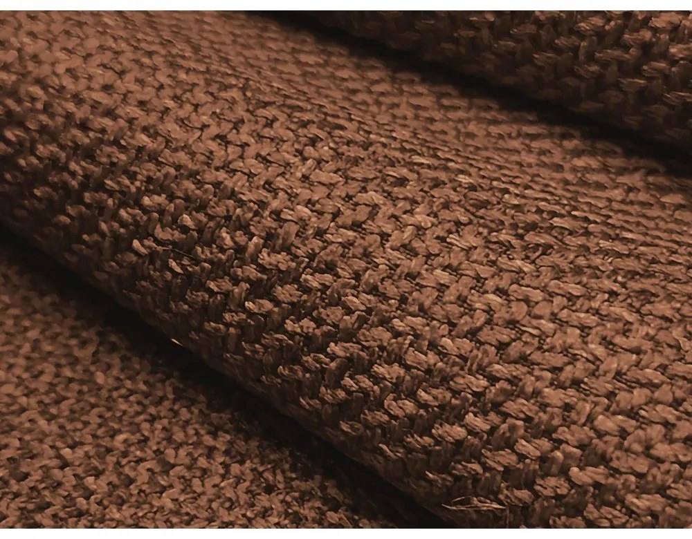 Colțar teracotă extensibil (cu colț pe partea stângă/cu șezlong) Leila – Makamii