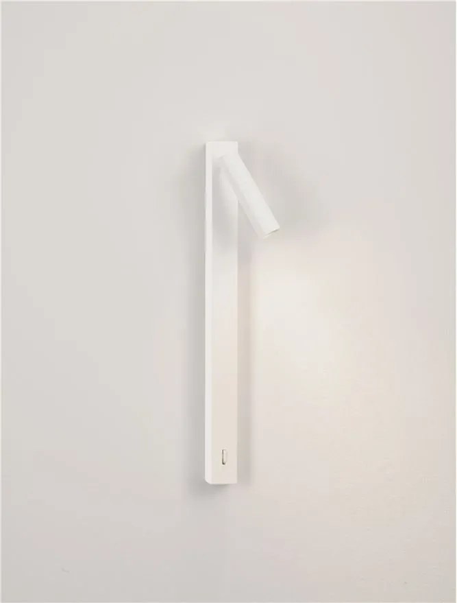 Aplica cu Spot LED directionabil moderna TONDO alb, NVL-9540275
