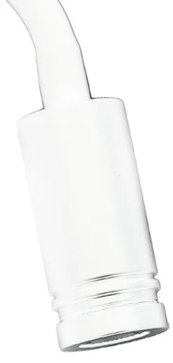 Veioză LED flexibilă de perete cu USB BASE 1xLED/8W+1xLED/2W/230V alb/argintiu