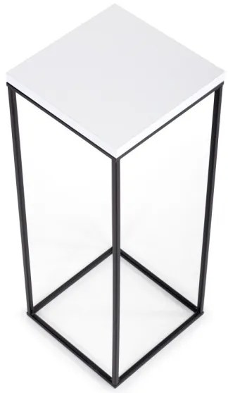 Suport flori BASICLOFT 60x24 negru/alb