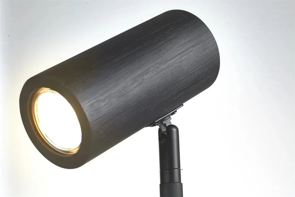 Lampa de masa Eco din Bambus Java GU10, negru