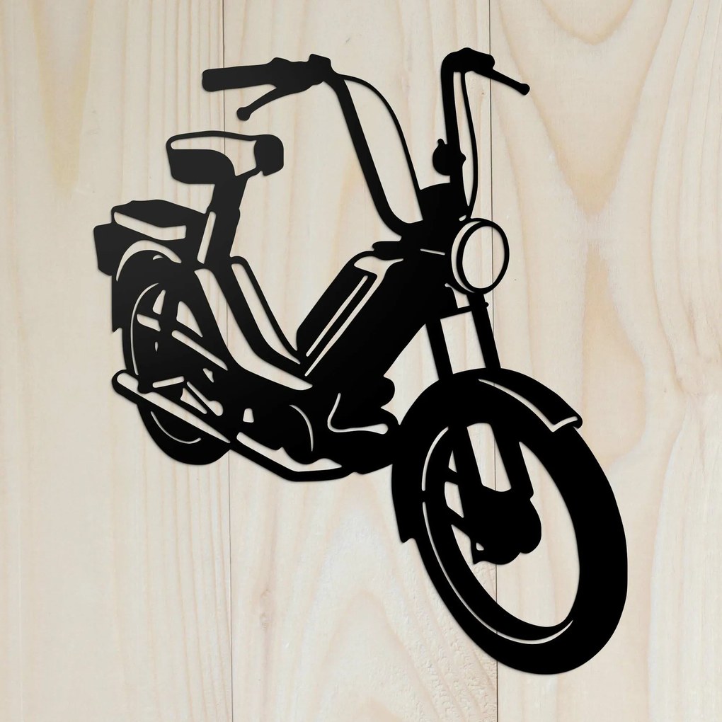 DUBLEZ | Tablou retro din lemn - Babetta 210