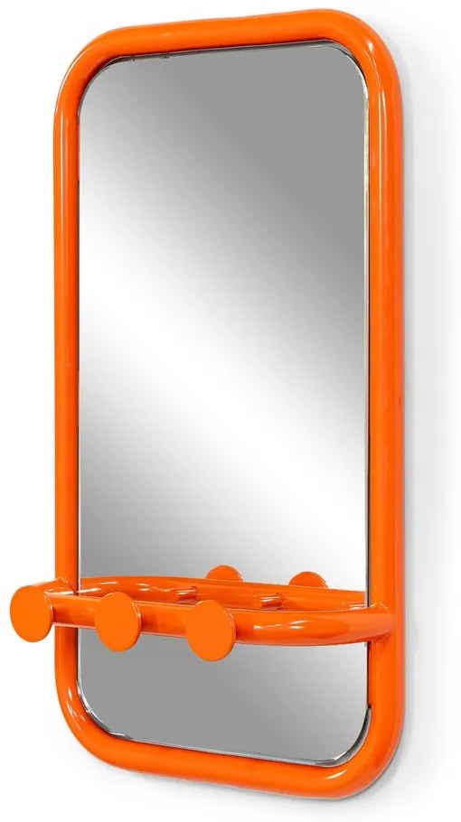 Oglindă de perete cu cuier 35x60 cm Retro – Spinder Design