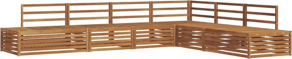 vidaXL Set de canapele de exterior 6 Bucată natural