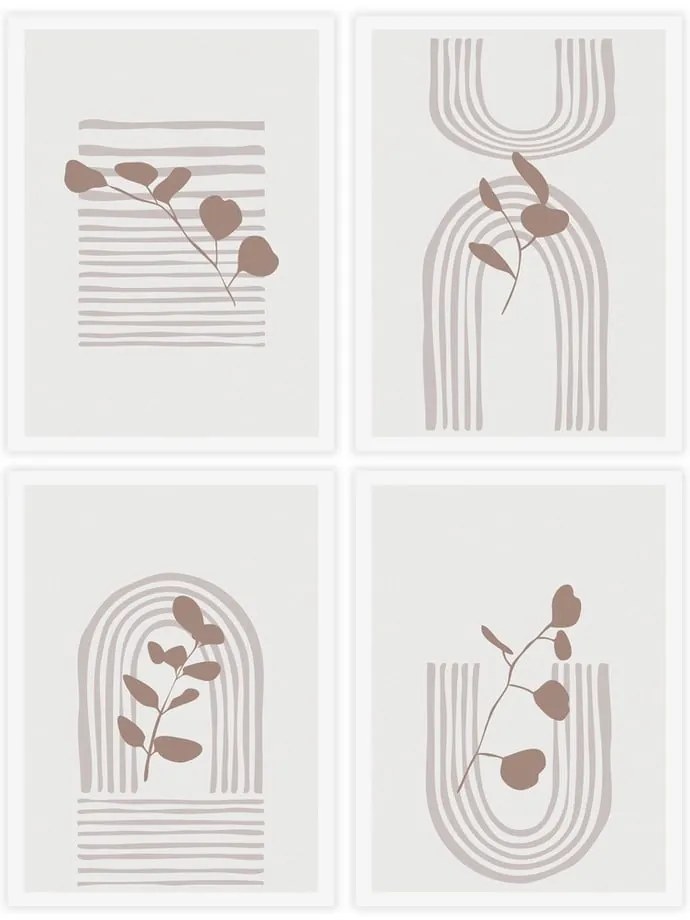 Tablouri 4 buc. 30x40 cm – Casa Selección