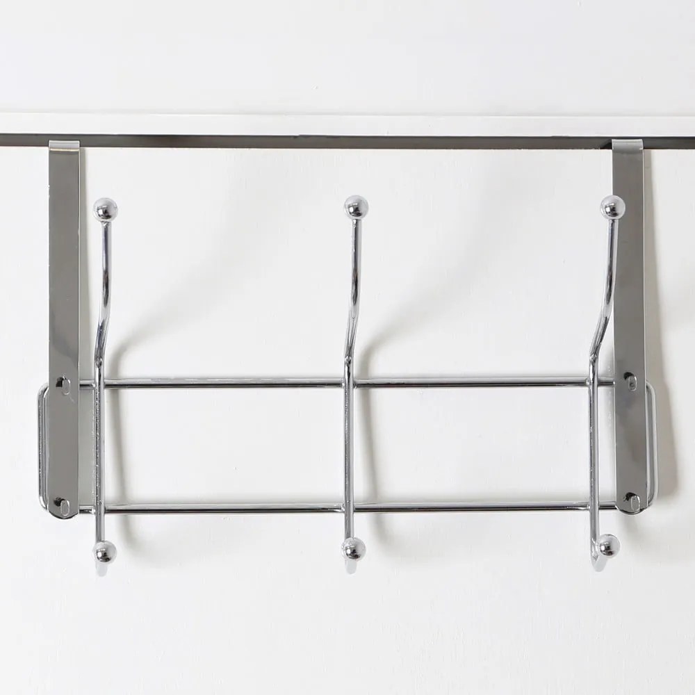 Cuier de ușă argintiu din metal 11 cm Chrome – Premier Housewares